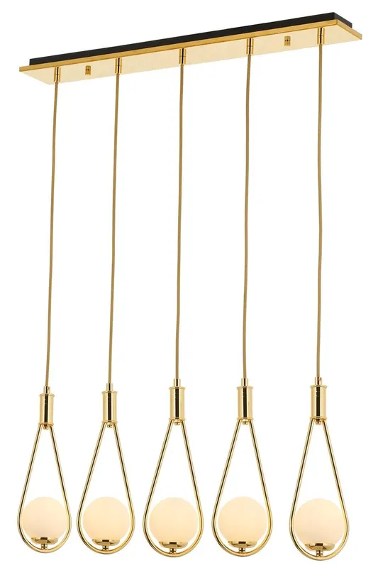 Lustra Hunt Chandelier 4316-5, Auriu - Auriu