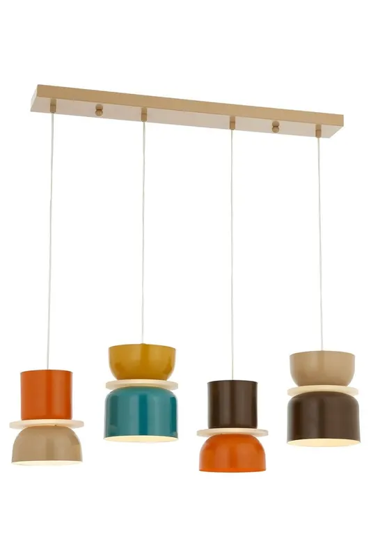 Lustra Hunt Chandelier 1844-4, Multicolor - Multicolor