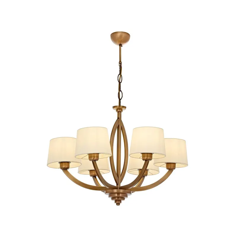 Lustra Hunt Chandelier 1876-6, Crem - Crem