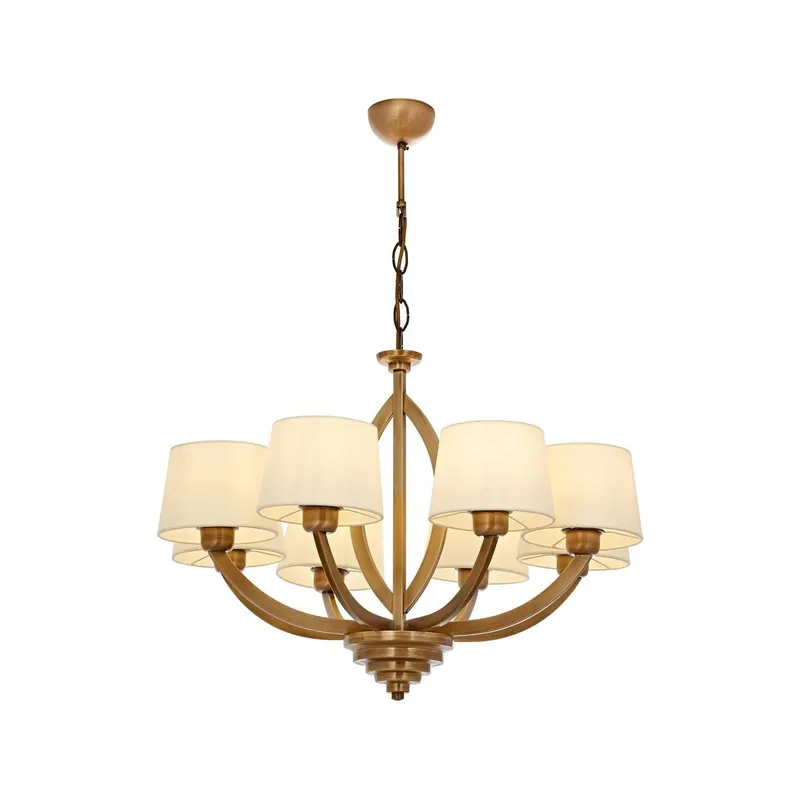 Lustra Hunt Chandelier 1876-8, Crem - Crem