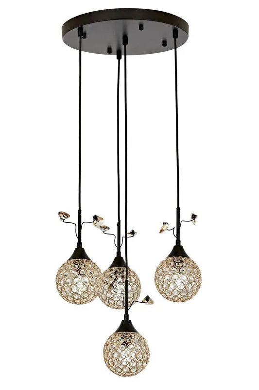 Lustra AV-1881 Chandelier, Galben - Galben