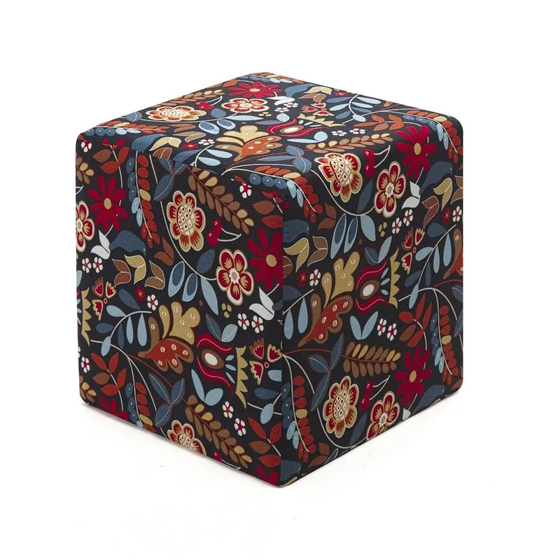 Taburet Sargent Flori, Multicolor, 40 x 40 cm - Multicolor