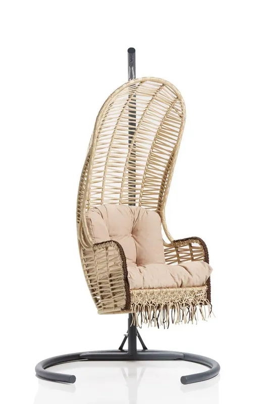 Balansoar de gradina Flamingo, Bej/Negru - Bej