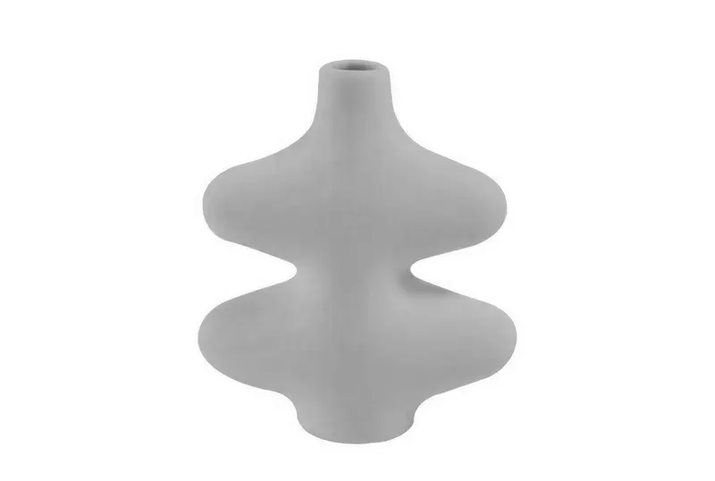 Vaza CY00091, 19 x 21 cm - Gri
