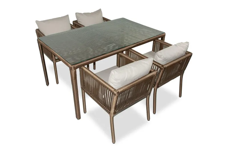 Set De Lounge De Grădină Vera 140, Maro Inchis, 140X75X80 Cm - arsiv7