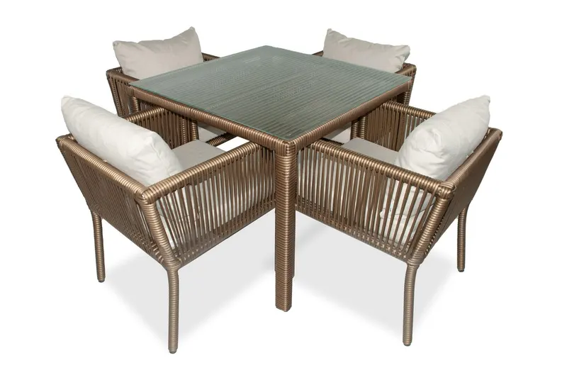 Set De Lounge De Grădină Vera 90, Maro Inchis, 90X75X90 Cm - arsiv4