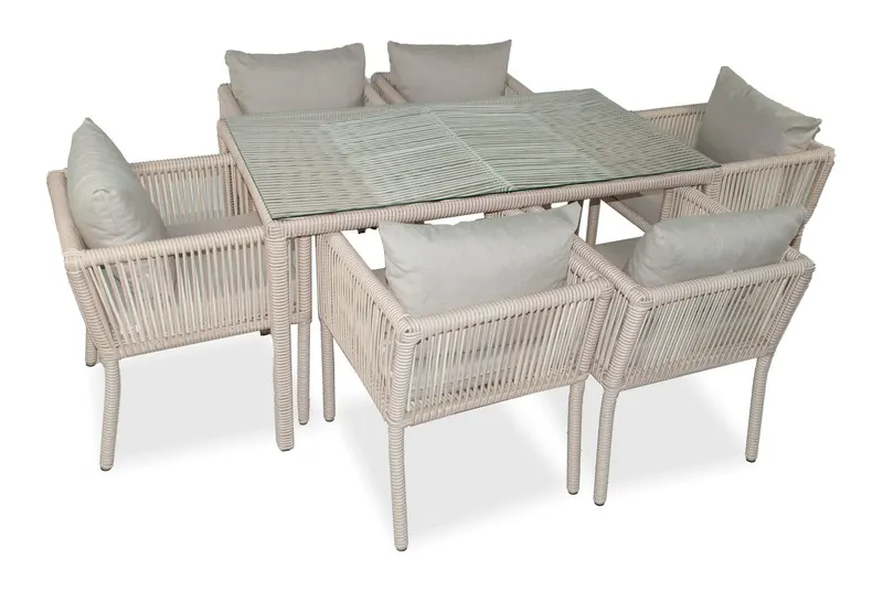 Set De Lounge De Grădină Vera 150, Maro Inchis, 150X75X90 Cm - arsiv9