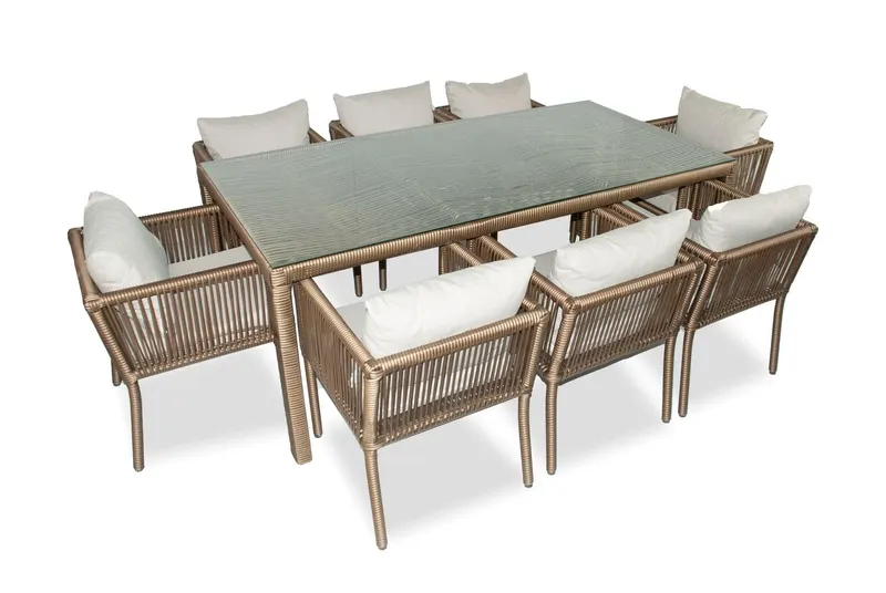 Set De Lounge De Grădină Vera 200, Maro Inchis, 200X75X100 Cm - arsiv