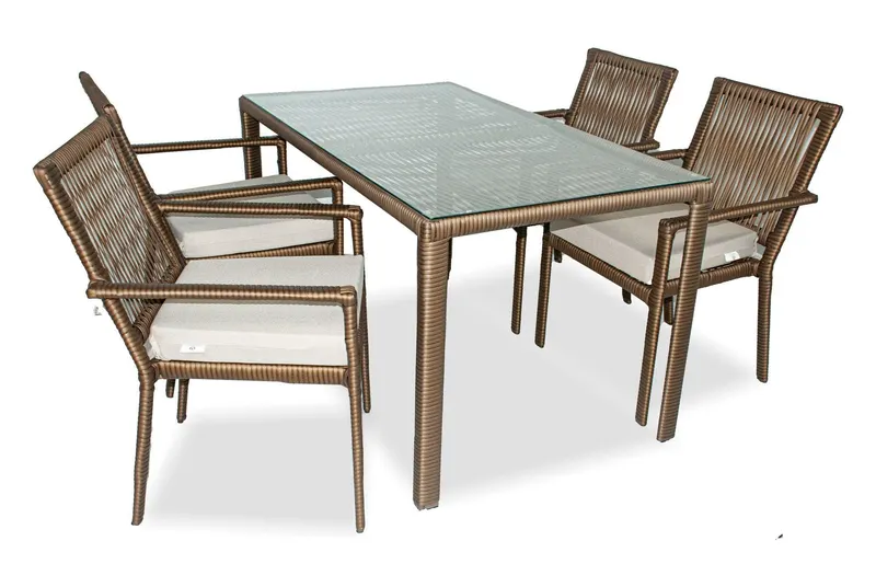 Set De Lounge De Grădină Leros 140, Maro Inchis, 140X75X80 Cm - arsiv4