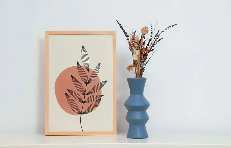 Decoratiune CY0179 11x11 - Albastru