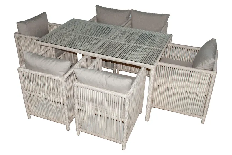 Set De Lounge De Grădină Mana, 150X76X90 Cm, 7 Piese - arsiv5