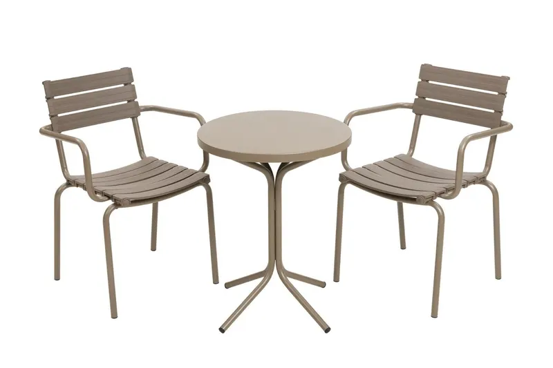 Set De Lounge De Grădină Maya, Cappuccino, 50x50x81 cm - arsiv4