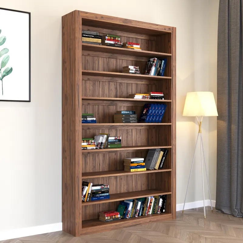 Bibliotecă Paina, Maro, 170x30x220 cm - Maro