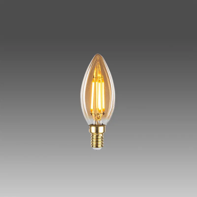 Bec LED OP - 020, Warm yellow, 4x4x10 cm - Galben