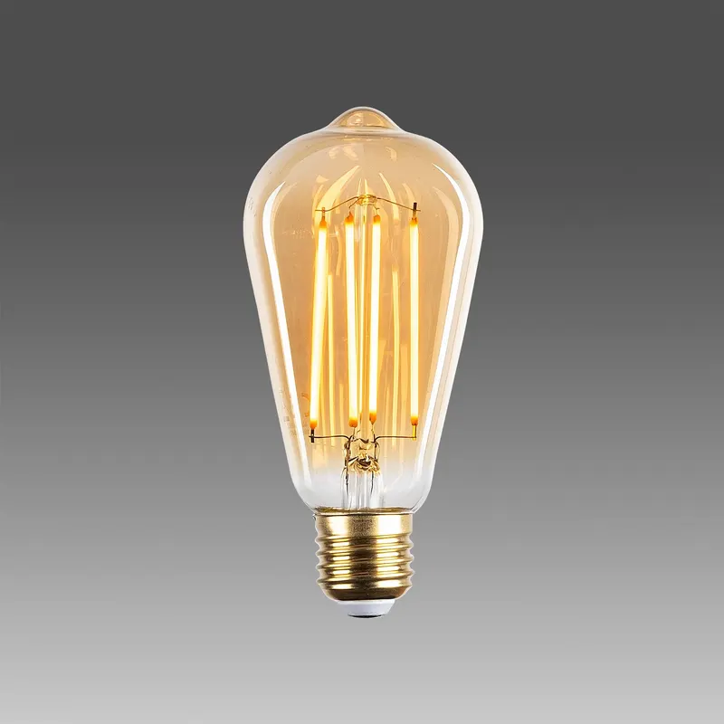 Bec LED OP - 024, Warm yellow, 6x6x14 cm - Galben