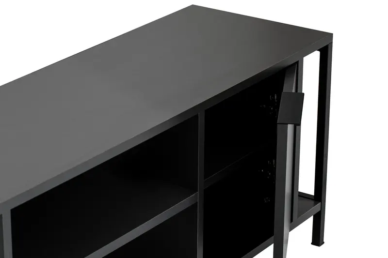 Comodă TV Bond, Diverse culori, 120x35x48 cm - Antracit - Negru