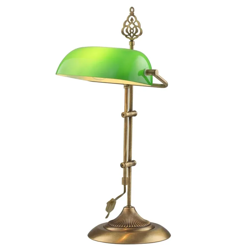 Veioză ML-9063, Diverse culori, 30x20x56 cm - Verde - Bronz