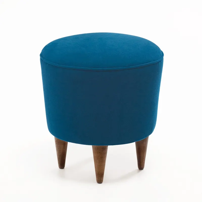Taburet Norva, Diverse culori, 40x40x40 cm - Albastru