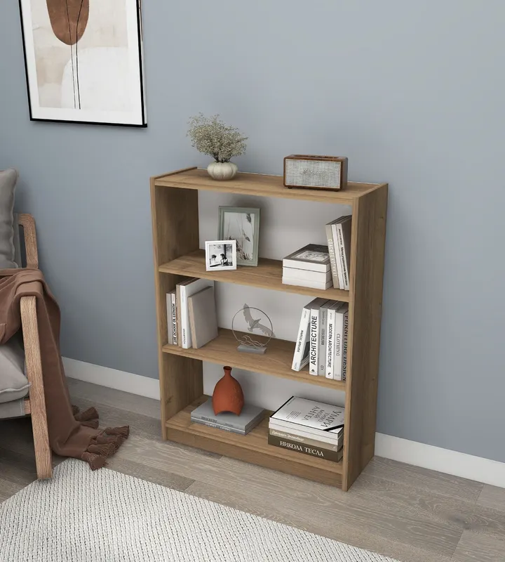 Bibliotecă Holiday, Diverse culori, 80x28x106 cm - Hitit