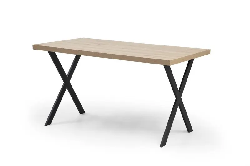 Masă dining Brayn, Diverse culori, 139x80x76 cm - Stejar