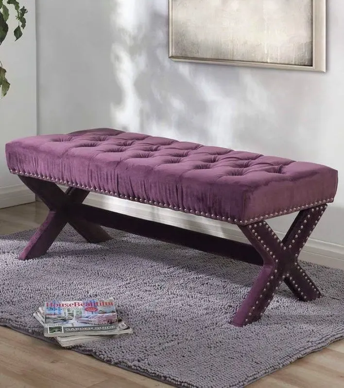 Taburet Pelona Capraz Pouffe 120, Diverse culori, 40x120 cm - Mov