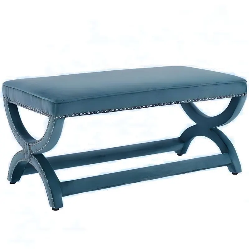 Taburet Felice Halka Pouffe 120, Diverse culori, 40x120 cm - Albastru