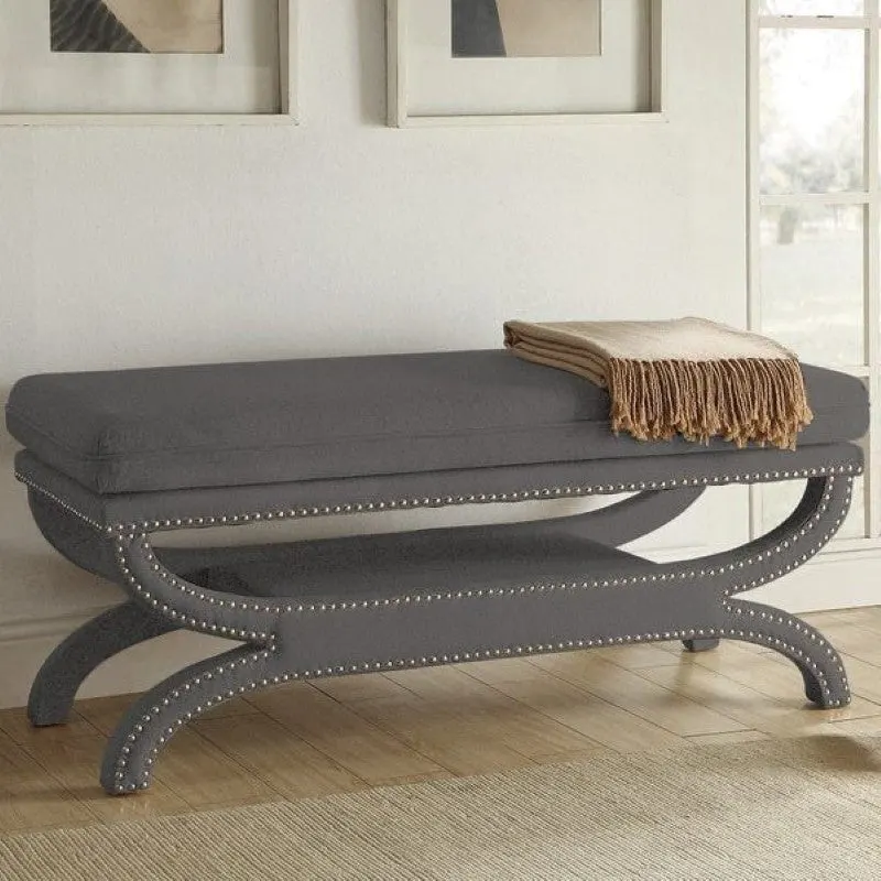 Taburet Felice Halka Pouffe 120, Diverse culori, 40x120 cm - Gri