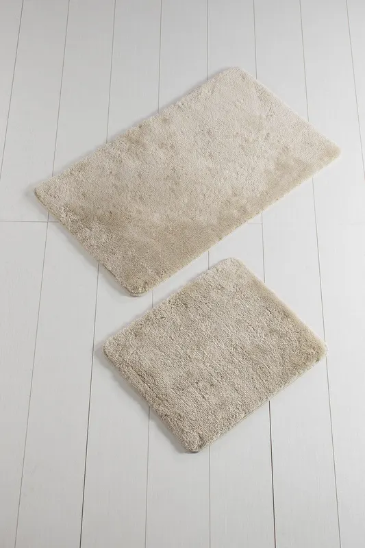 Covoraș de baie Colors of, Diverse culori, Diverse configurații, 60x100 cm - Bone white / 2 bucăți