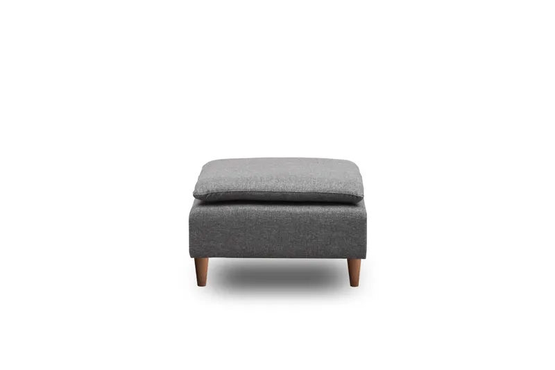 Taburet Lungo, Diverse culori, 75x75x46 cm - Gri închis