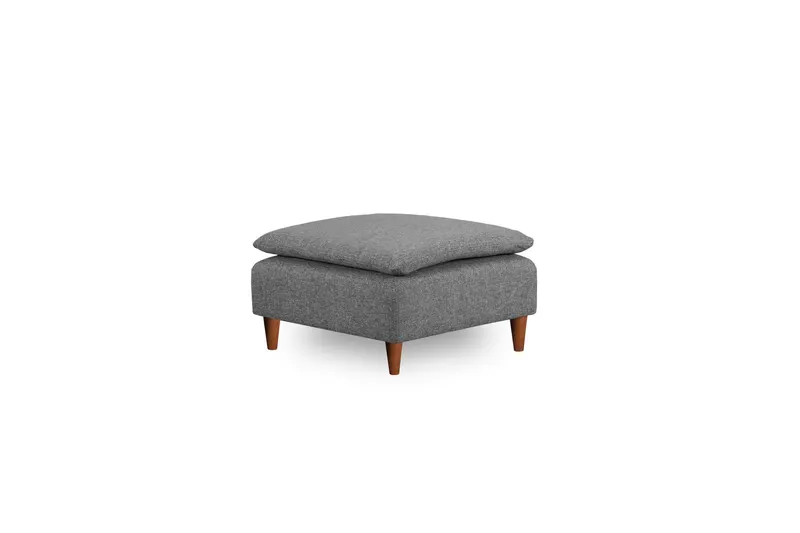 Taburet Lungo, Diverse culori, 75x75x46 cm - Gri deschis