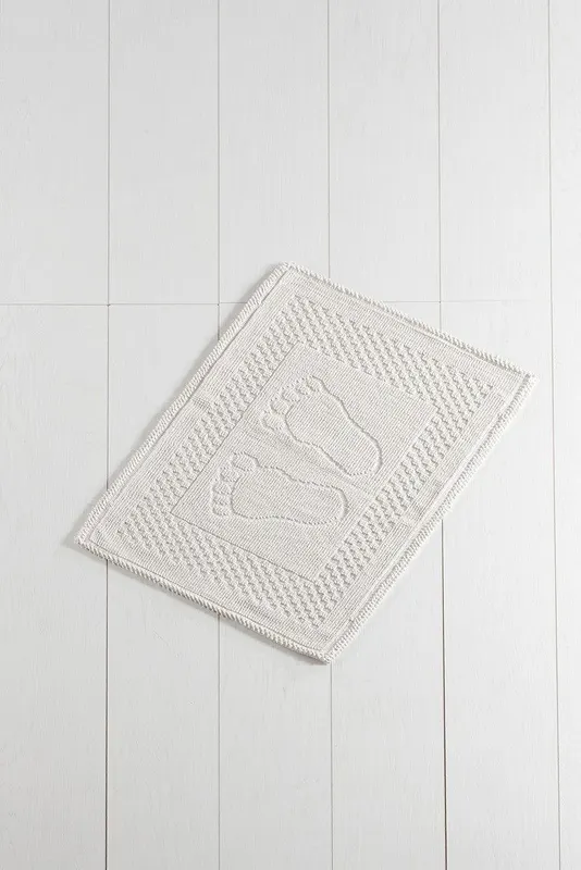 Covoraș de baie Foet, Diverse culori, 35x60x1 cm - Bone white