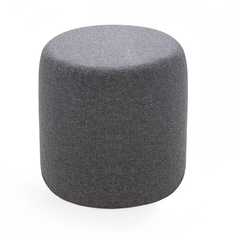 Taburet Silindir Puf, Diverse culori, 40x40x40 cm - Antracit