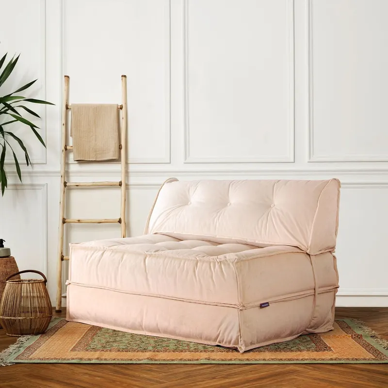 Canapea extensibilă 2 locuri Mocca, Diverse culori, 120x78x78 cm - Bej