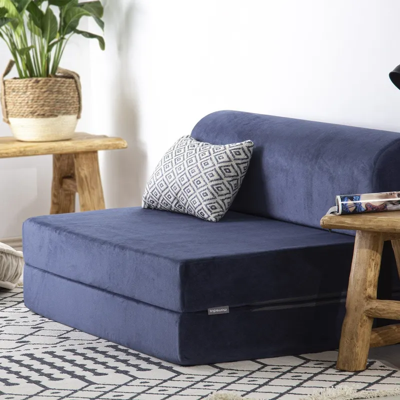 Canapea extensibilă 2 locuri Magic, Diverse culori, 120x82x57 cm - Albastru