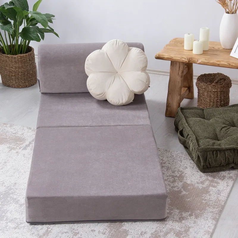 Fotoliu extensibil Magic, Diverse culori, 65x78x57 cm - Gri deschis