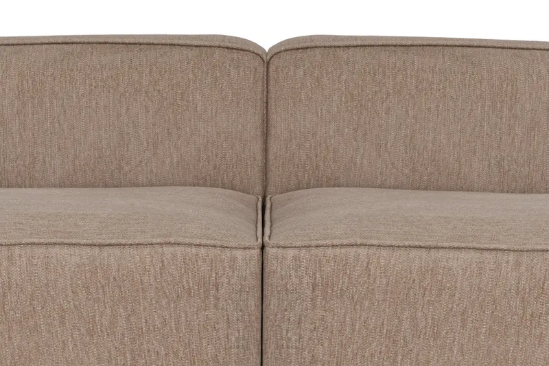 Canapea fixă 3 locuri More Pars (M2-M1-M2), Diverse culori, 250x90x69 cm - Cappuccino