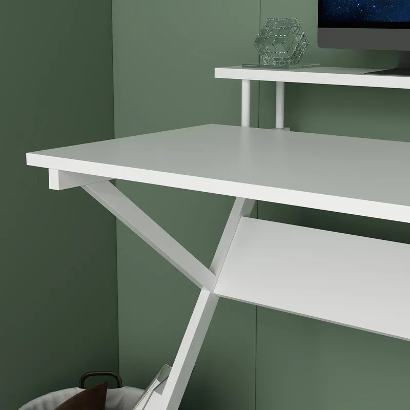 Birou Orion, Diverse culori, 80x60x87 cm - Alb