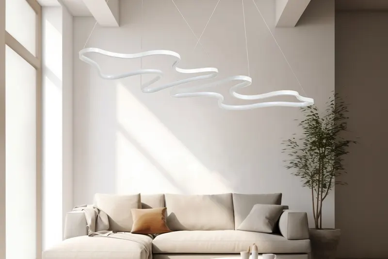 Lustră Duple Artisan Body, alb Light, Diverse culori, 35x46 cm - Alb