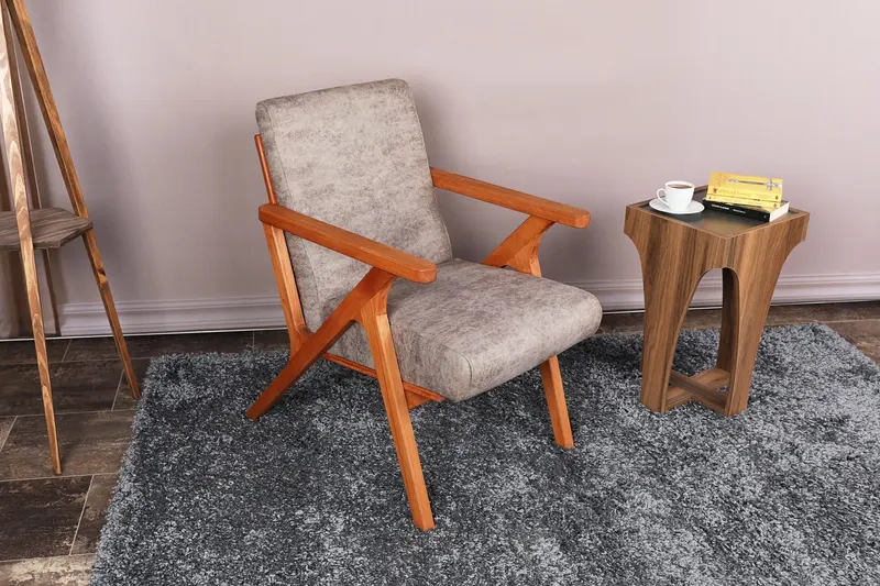 Scaun Melody, Diverse culori, 64x50x48 cm - Beech - Gri