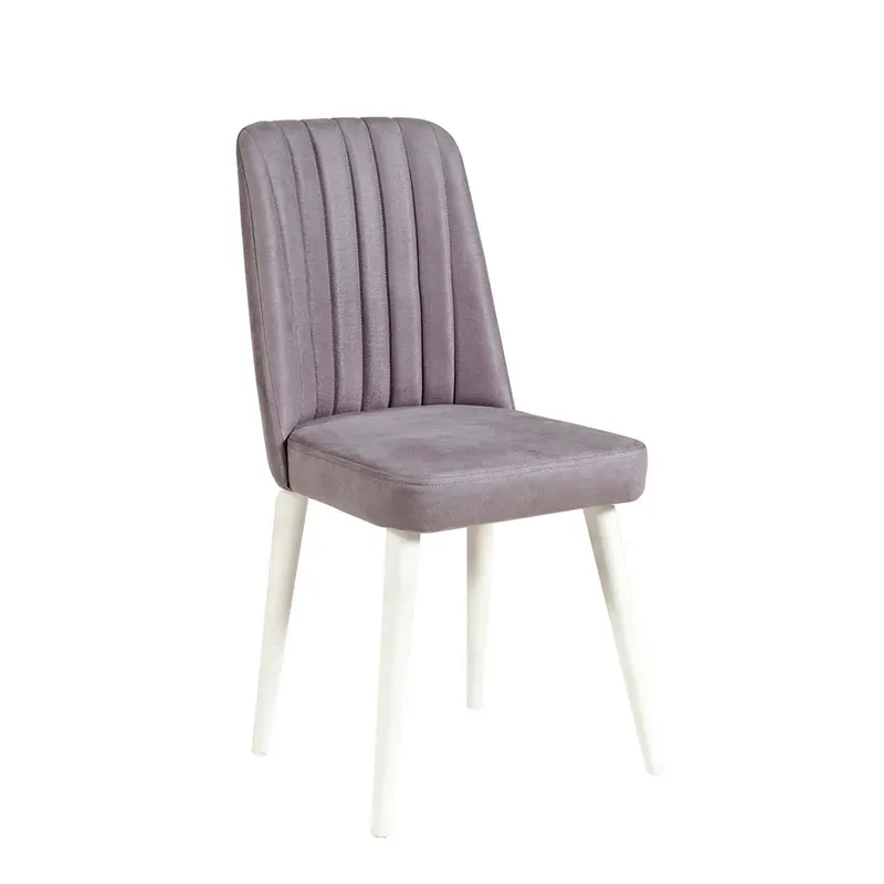 Scaun Stormi Sandalye Wht, Diverse culori, 47x46x89 cm - Alb - Gri