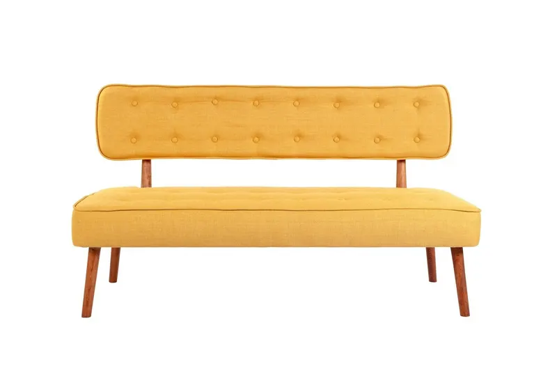 Canapea fixă 2 locuri Westwood Loveseat, Diverse culori, 140x64x78 cm - Galben