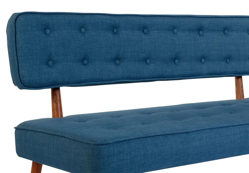 Canapea fixă 2 locuri Westwood Loveseat, Diverse culori, 140x64x78 cm - Night blue