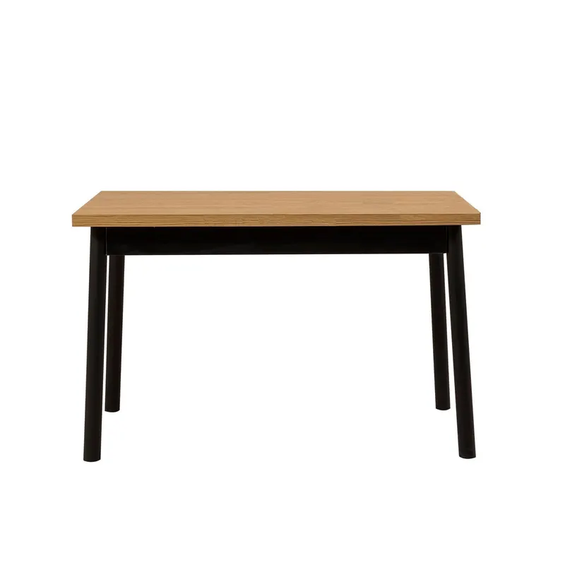 Masă dining Oliver Sbt - Karina, Diverse culori, 120x75x77 cm - Negru