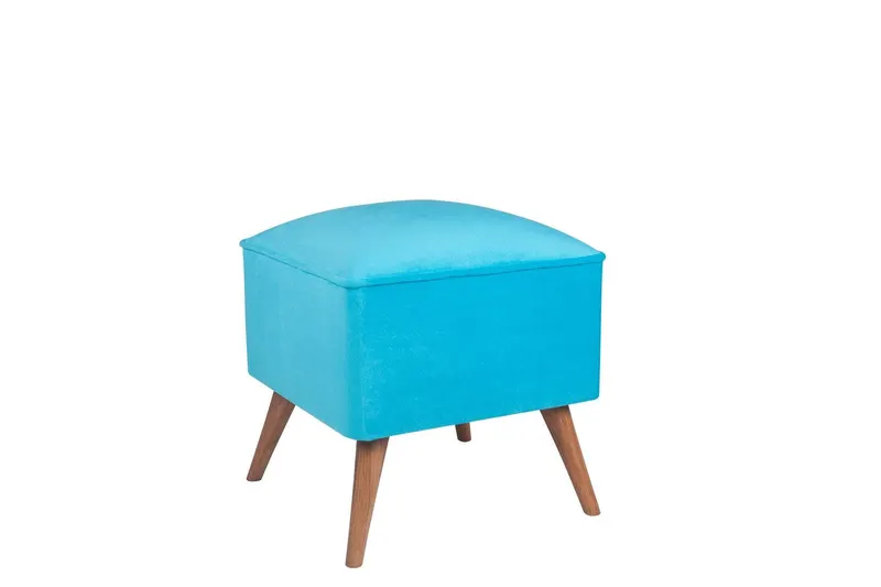 Taburet New Bern, Diverse culori, 41x41x44 cm - Turcoaz