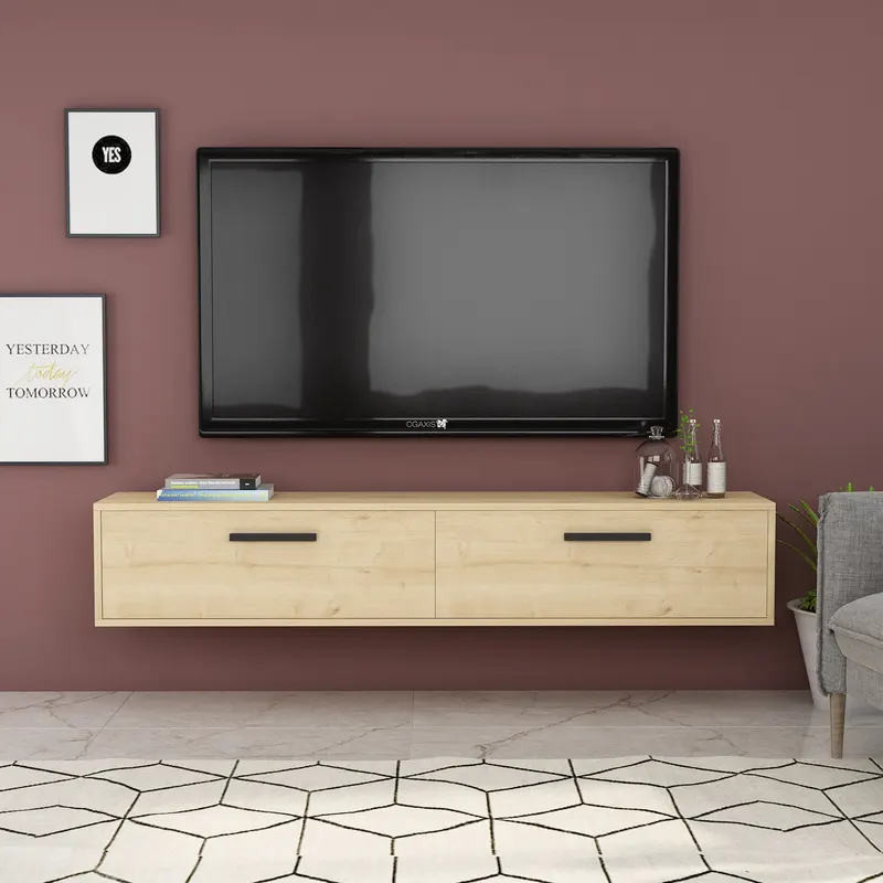 Comodă TV Inel, Diverse culori, 150x30x45 cm - Sapphire