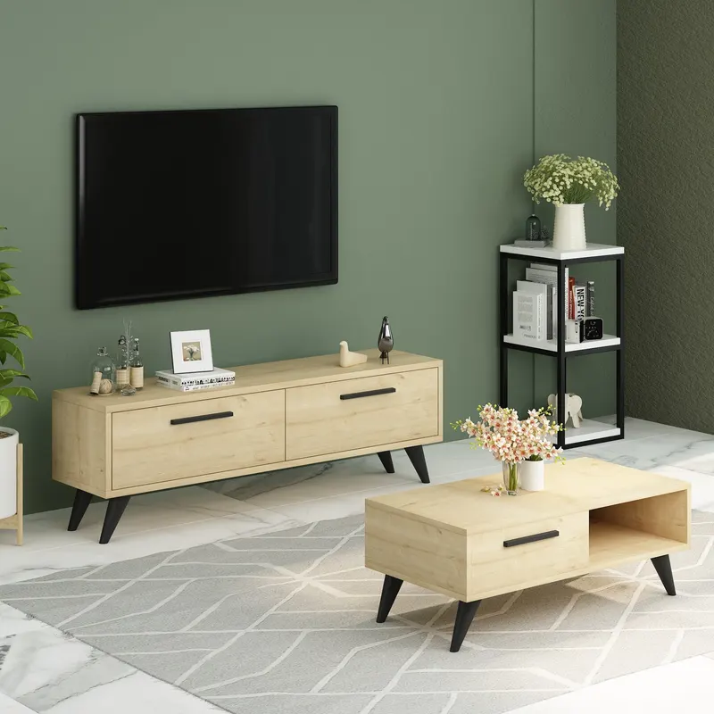 Comodă TV Melisa, Diverse culori, 120x30x45 cm - Sapphire