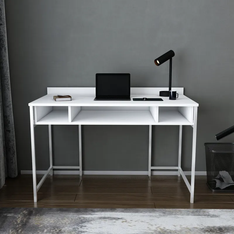 Birou Alma, Diverse culori, 120x60x75 cm - Alb