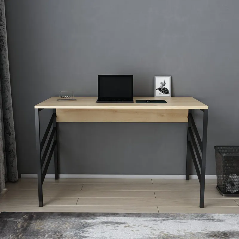 Birou Josephine, Diverse culori, 120x60x75 cm - Negru - Stejar