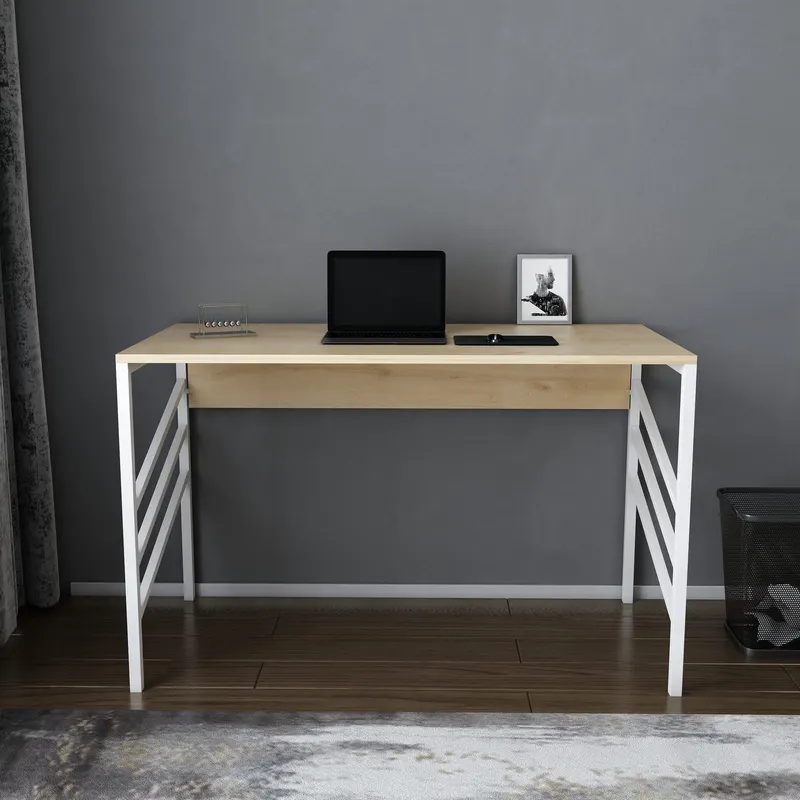 Birou Josephine, Diverse culori, 120x60x75 cm - Alb - Stejar