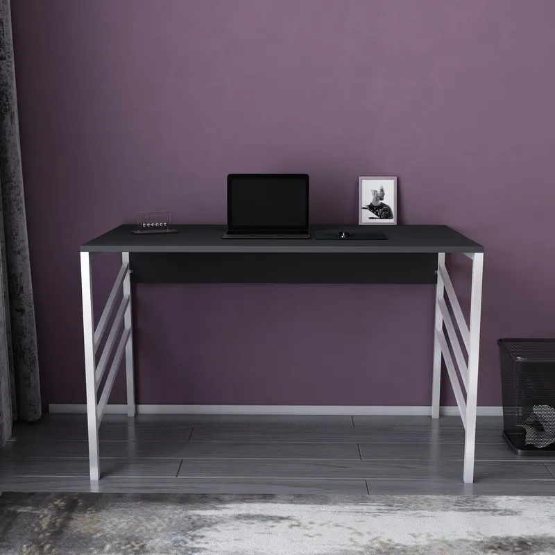 Birou Josephine, Diverse culori, 120x60x75 cm - Alb - Antracit